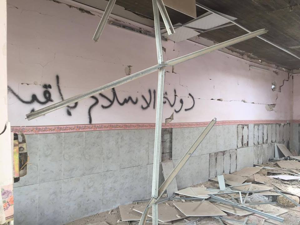 به‌ وێنه‌ وێرانكارييه‌كانى داعش له‌ گوندى به‌شير ببينه‌